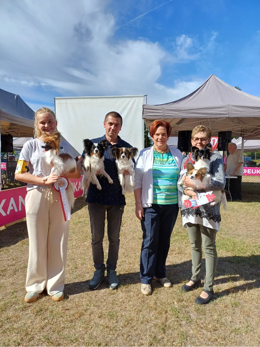 Avec la juge Hectors Ingrid Belge